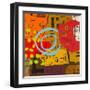 Conversations in the Abstract #28-Downs-Framed Art Print