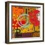 Conversations in the Abstract #28-Downs-Framed Art Print