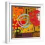 Conversations in the Abstract #28-Downs-Framed Art Print