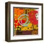 Conversations in the Abstract #28-Downs-Framed Art Print