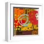 Conversations in the Abstract #28-Downs-Framed Art Print