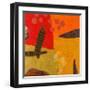 Conversations in the Abstract #29-Downs-Framed Art Print