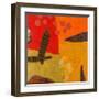 Conversations in the Abstract #29-Downs-Framed Art Print