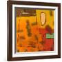 Conversations in the Abstract #31-Downs-Framed Art Print