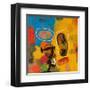 Conversations in the Abstract #32-Downs-Framed Art Print