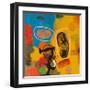 Conversations in the Abstract #32-Downs-Framed Art Print