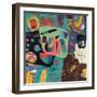 Conversations In The Abstract No. 108-Downs-Framed Art Print