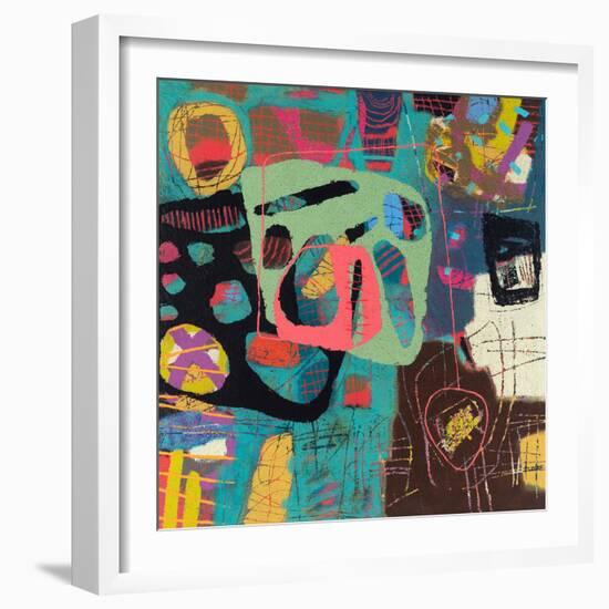 Conversations In The Abstract No. 108-Downs-Framed Art Print