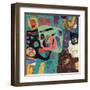 Conversations In The Abstract No. 108-Downs-Framed Art Print