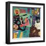 Conversations In The Abstract No. 108-Downs-Framed Art Print