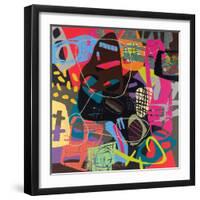 Conversations In The Abstract No. 111-Downs-Framed Art Print