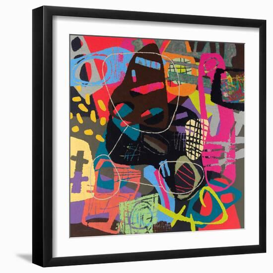 Conversations In The Abstract No. 111-Downs-Framed Art Print