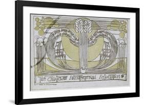 Conversazione Programme, Designed for the Glasgow Architectural Association, 1894-Charles Rennie Mackintosh-Framed Giclee Print