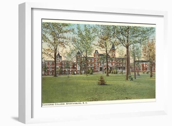 Converse College, Spartanburg, South Carolina-null-Framed Art Print