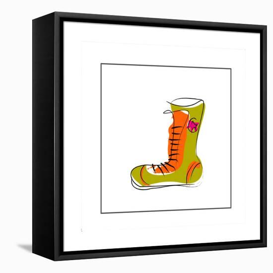 Converse Style Shoe-null-Framed Stretched Canvas