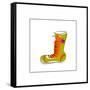 Converse Style Shoe-null-Framed Stretched Canvas