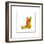 Converse Style Shoe-null-Framed Giclee Print