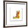 Converse Style Shoe-null-Framed Giclee Print