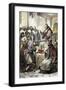 Conversion of Queen Christina of Sweden to Catholicism, 1655-null-Framed Giclee Print