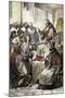 Conversion of Queen Christina of Sweden to Catholicism, 1655-null-Mounted Giclee Print