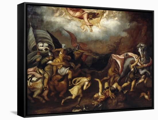 Conversion of Saul-Andrea Schiavone-Framed Stretched Canvas