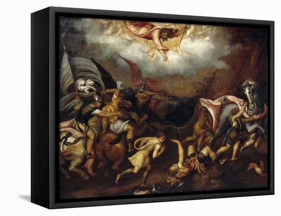 Conversion of Saul-Andrea Schiavone-Framed Stretched Canvas