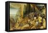 Conversion of St, Paul, 1567-Pieter Bruegel the Elder-Framed Stretched Canvas