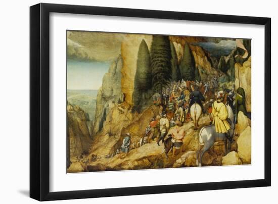 Conversion of St, Paul, 1567-Pieter Bruegel the Elder-Framed Giclee Print