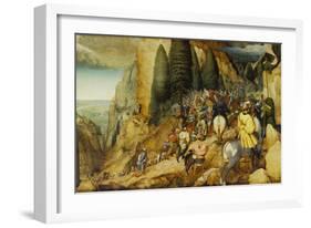 Conversion of St, Paul, 1567-Pieter Bruegel the Elder-Framed Giclee Print