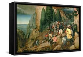 Conversion of St. Paul, 1567-Pieter Bruegel the Elder-Framed Stretched Canvas