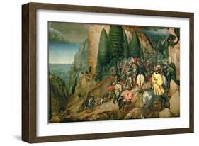 Conversion of St. Paul, 1567-Pieter Bruegel the Elder-Framed Giclee Print