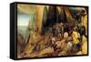 Conversion of St.Paul - Complete-Pieter Breughel the Elder-Framed Stretched Canvas