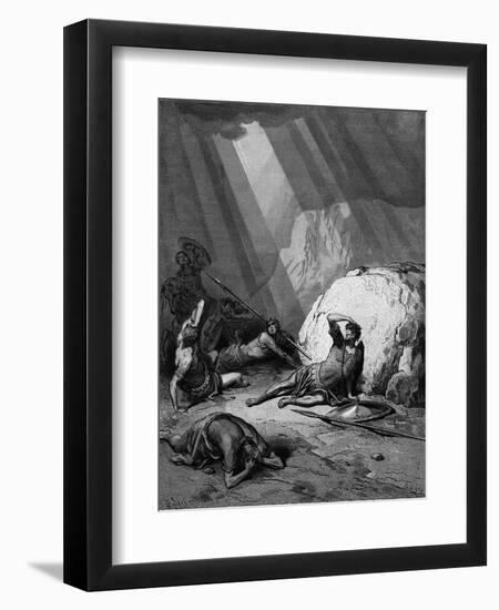 Conversion of St Paul on the Road to Damascus, 1865-1866-Gustave Doré-Framed Premium Giclee Print