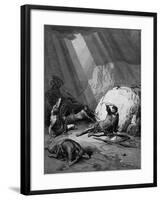 Conversion of St Paul on the Road to Damascus, 1865-1866-Gustave Doré-Framed Giclee Print