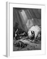 Conversion of St Paul on the Road to Damascus, 1865-1866-Gustave Doré-Framed Giclee Print