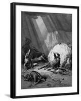 Conversion of St Paul on the Road to Damascus, 1865-1866-Gustave Doré-Framed Giclee Print