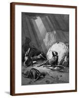 Conversion of St Paul on the Road to Damascus, 1865-1866-Gustave Doré-Framed Giclee Print