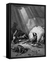 Conversion of St Paul on the Road to Damascus, 1865-1866-Gustave Doré-Framed Stretched Canvas