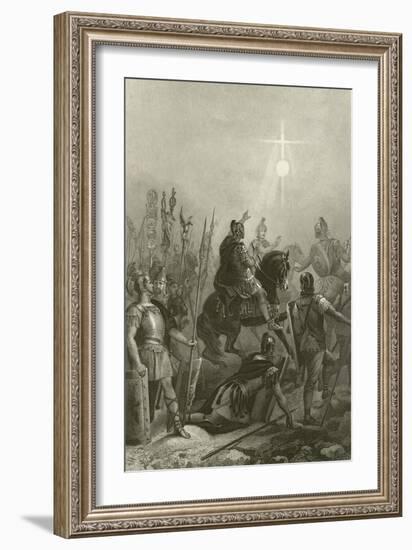 Conversion of the Emperor Constantine, 312-Alonzo Chappel-Framed Giclee Print