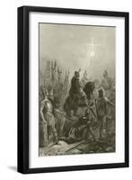 Conversion of the Emperor Constantine, 312-Alonzo Chappel-Framed Giclee Print