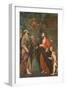 Conversion of Zaccheus (Oil on Canvas)-Bernardo Strozzi-Framed Giclee Print