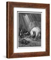 Conversion on the Road to Damascus-Gustave Dor?-Framed Art Print