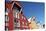 Converted Warehouses Along Harbour Front, Tromso, Troms, Norway, Scandinavia, Europe-David Lomax-Stretched Canvas