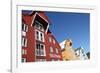 Converted Warehouses Along Harbour Front, Tromso, Troms, Norway, Scandinavia, Europe-David Lomax-Framed Photographic Print