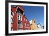 Converted Warehouses Along Harbour Front, Tromso, Troms, Norway, Scandinavia, Europe-David Lomax-Framed Photographic Print