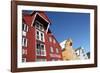 Converted Warehouses Along Harbour Front, Tromso, Troms, Norway, Scandinavia, Europe-David Lomax-Framed Photographic Print