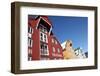Converted Warehouses Along Harbour Front, Tromso, Troms, Norway, Scandinavia, Europe-David Lomax-Framed Photographic Print