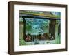 "Convertibles Take Cover in Rain," September 15, 1962-John Falter-Framed Giclee Print