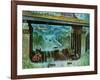 "Convertibles Take Cover in Rain," September 15, 1962-John Falter-Framed Giclee Print