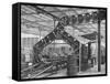 Conveyor Belt at Morris Motors Plant-null-Framed Stretched Canvas